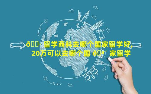 🌷 留学商科去哪个国家留学好,20万可以去哪个国 🪴 家留学